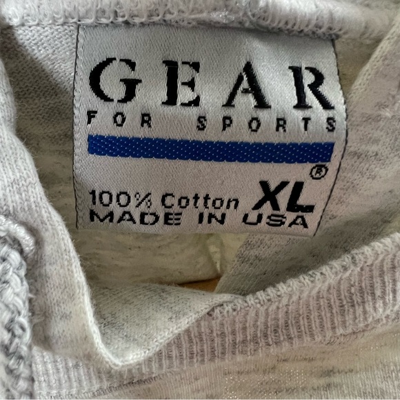 Vintage 1990s Memphis State Hooded Long Sleeve Shirt XL - Picture 4 of 7